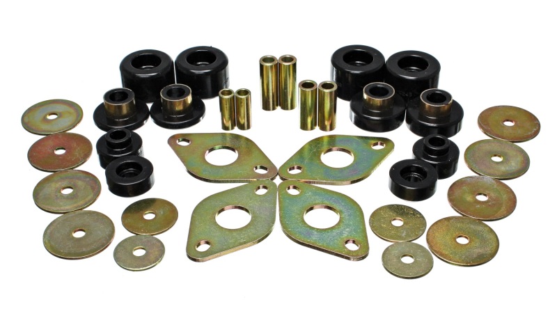 Black Body Cab Mount Set Fits 01-04 Toyota Pickup 2WD/4WD (Exc T-100/Tundra) - Click Image to Close