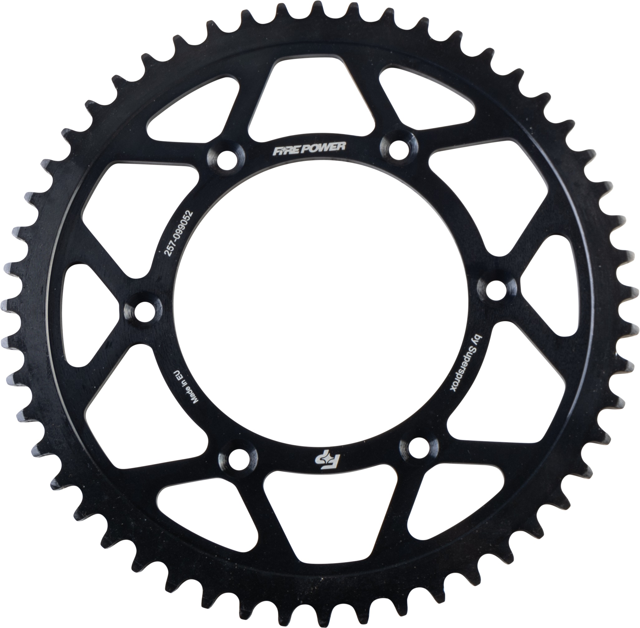 Fire Power Rear Steel Sprocket 52T Black For Gas-Gas MC/EX/EC 2021-2024 - Click Image to Close