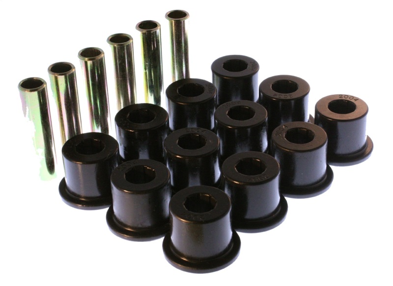Energy Suspension Leaf Spring Bushing Set - Black - Click Image to Close