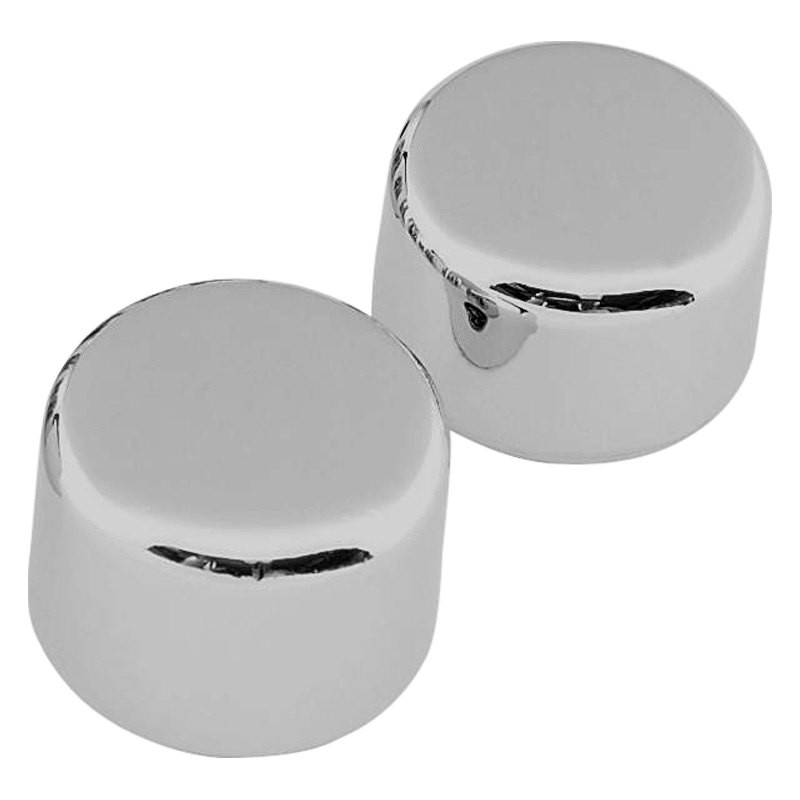 Biker's Choice Rear Chrome Axle Cap Set - Click Image to Close