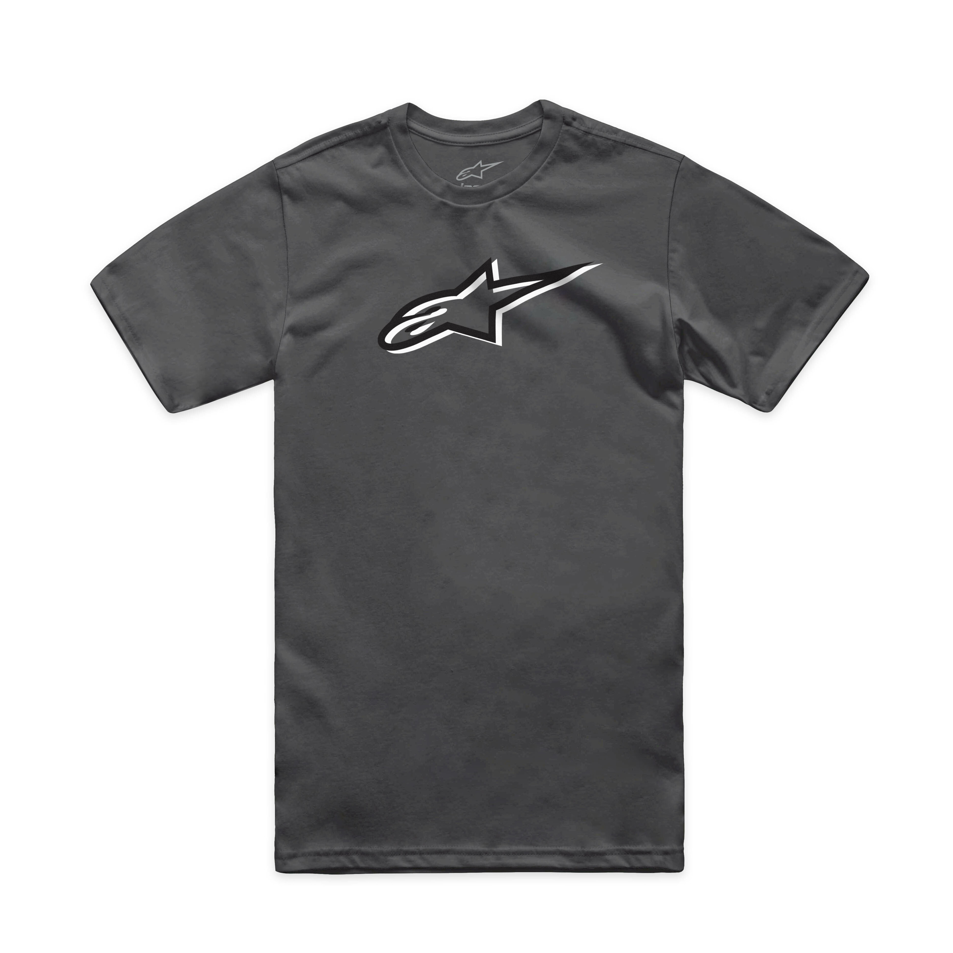 Alpinestars Ageless Shadow CSF Tee Charcoal/Black Medium - Charcoal/Black short sleeve tee, size Medium - Click Image to Close