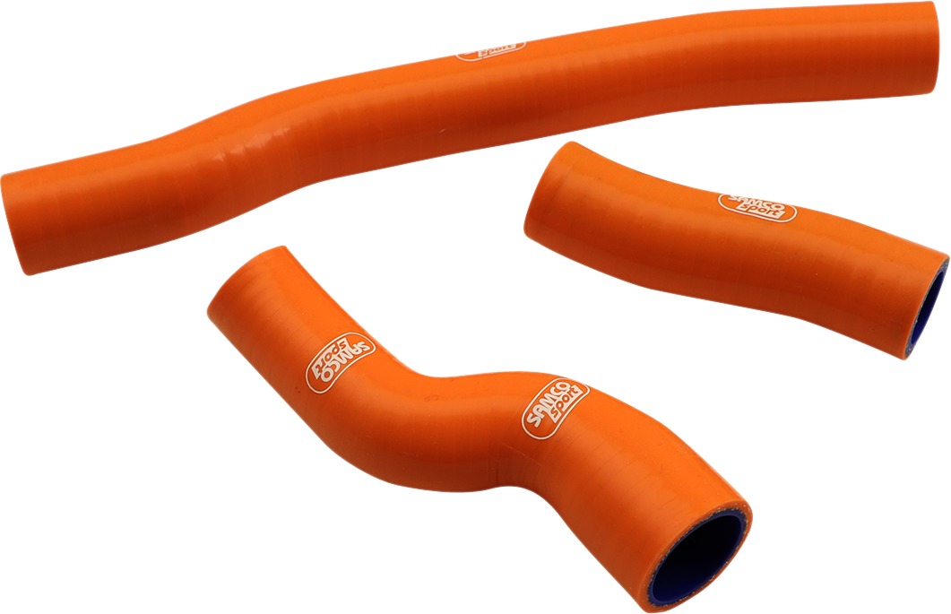 Moose Race Fit Radiator Hose Kit Orange For KTM/Husqvarna/GasGas - Silicone hose kit For KTM, Husqvarna, GasGas - Click Image to Close