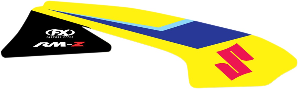 Factory Effex Graphics Yellow/Black For Suzuki RMZ250 2010-2019 - Click Image to Close
