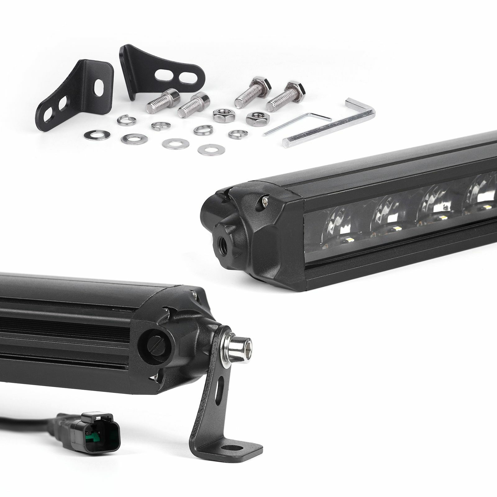 XKGLOW 6" Razor Light Bar Auxiliary High Beam No Wire/Switch - Click Image to Close