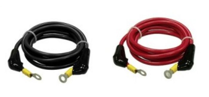Bronco Winch Power Cable Extension Kit 11 ft - 11 ft 10 gauge power cable extension kit - Click Image to Close