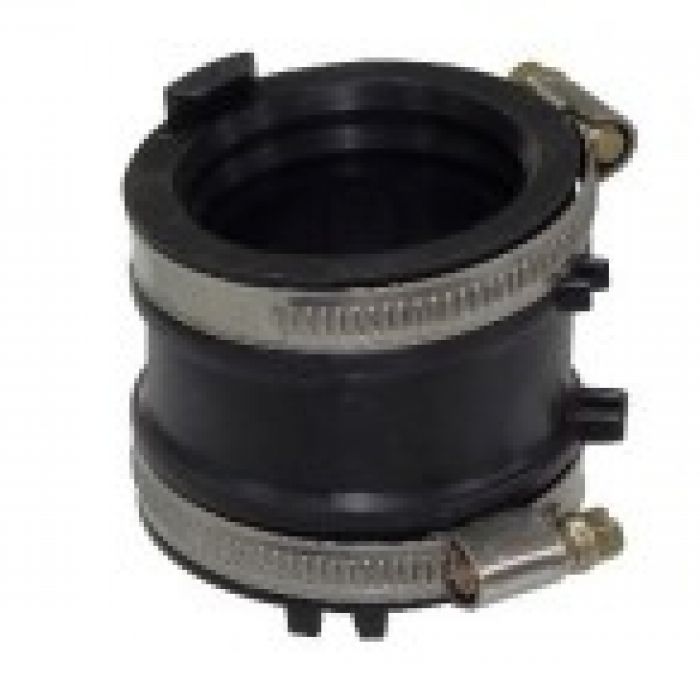 Bronco Carburetor Manifold Flange AT-07445 - Replacement carburetor flange, aluminum construction - Click Image to Close