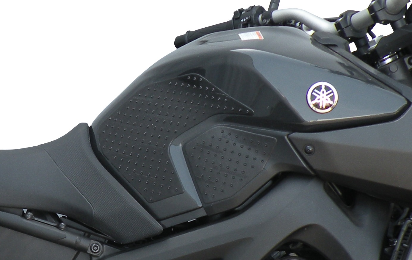 Stompgrip Tank Pad Kit Volcano Black Fits FZ-09 2014-2015 - Click Image to Close