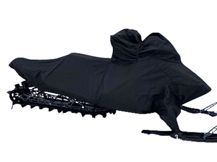 40 BELOW Snowmobile Cover Economy Black Polyester - Economy snowmobile cover in black polyester - Click Image to Close