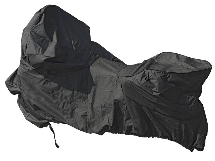 40 BELOW Snowmobile Cover Economy Black - Economy snowmobile cover, black polyester - Click Image to Close