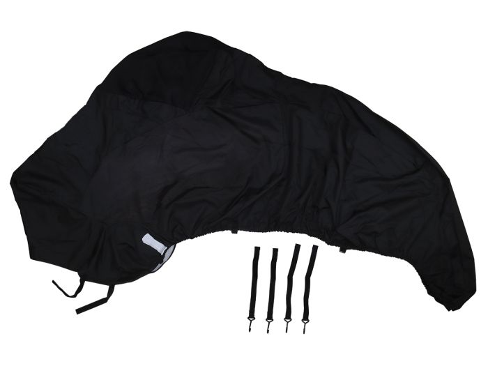 40 BELOW Snowmobile Cover Economy Black Polyester - Economy black polyester snowmobile cover - Click Image to Close