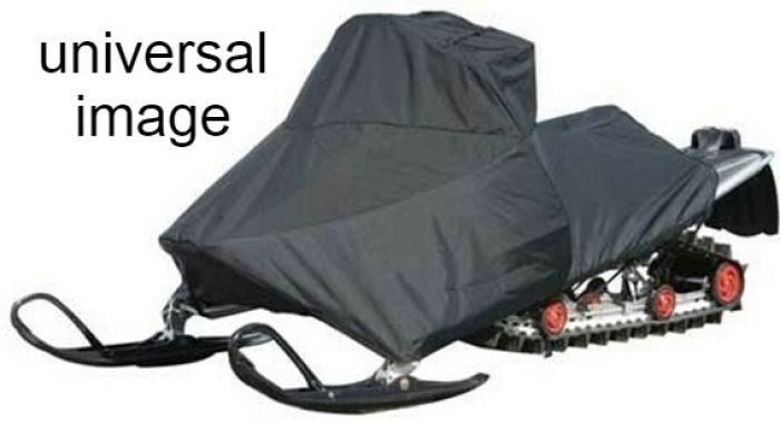 40 BELOW Snowmobile Cover Premium Easy-Load Black - Easy-load snowmobile cover in black 600D polyester - Click Image to Close