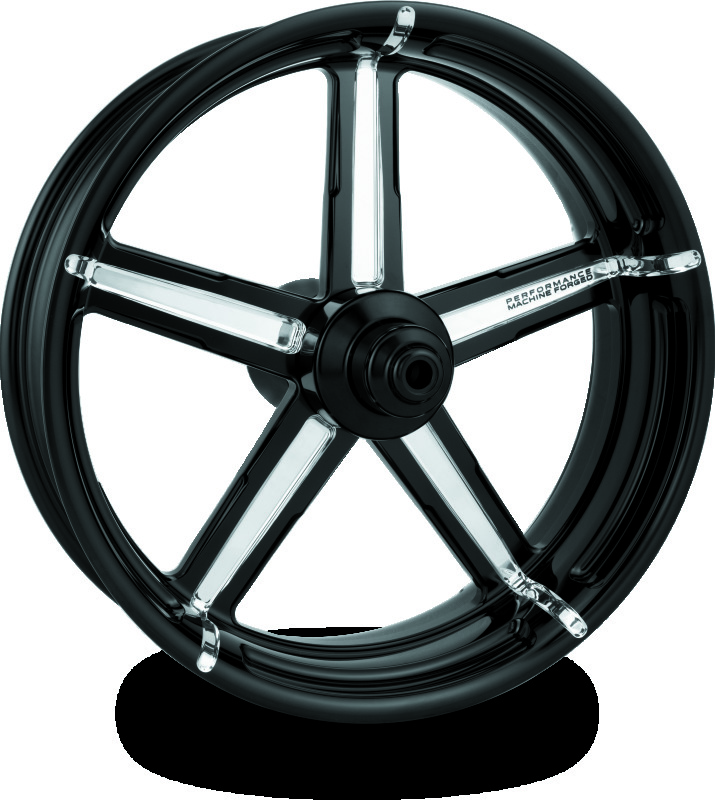 21x3.5 Forged Wheel Formula Contrast Cut Platinum by Performance Machine - Click Image to Close