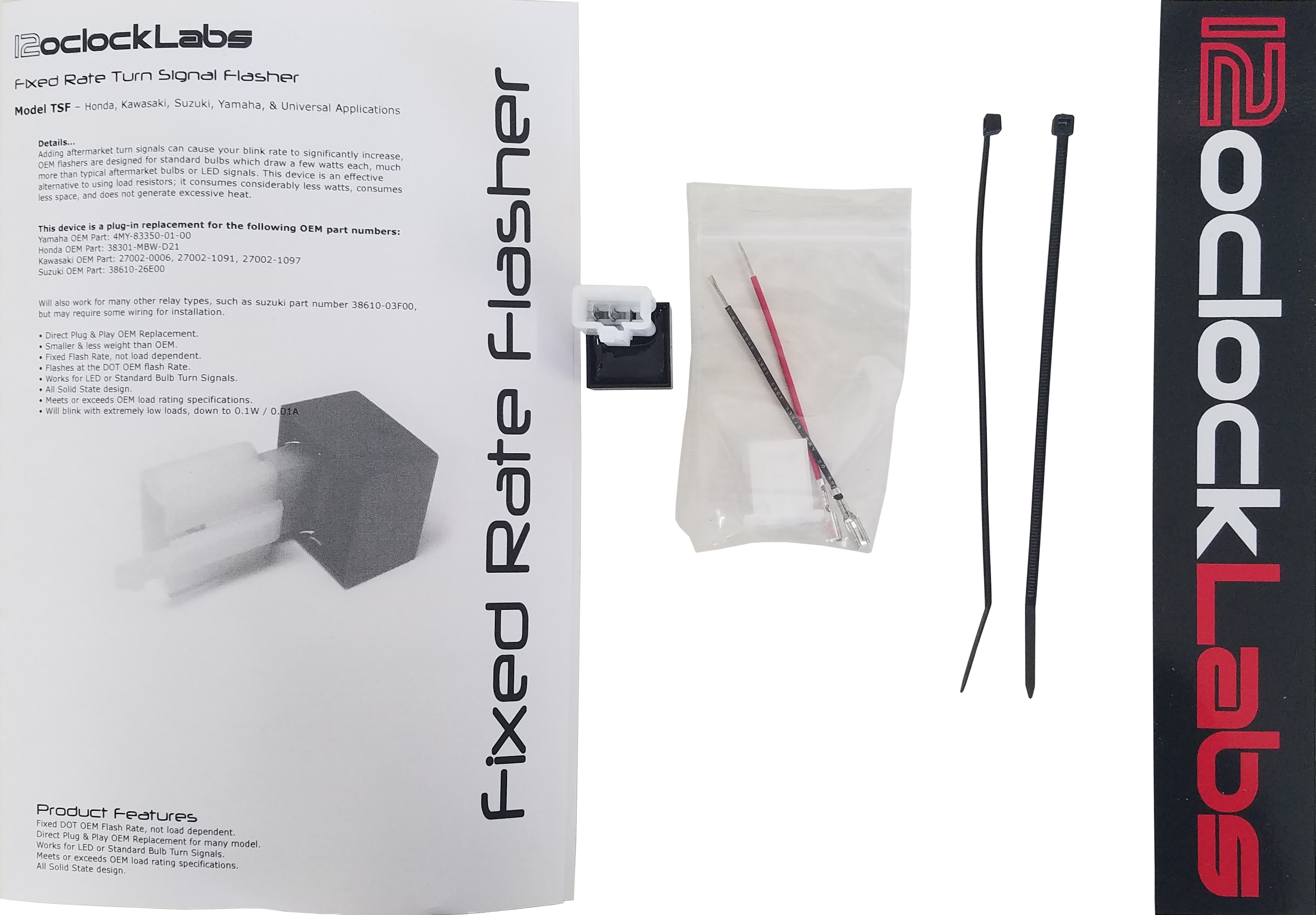 Plug & Play Fixed Rate Turn Signal Flasher - Click Image to Close