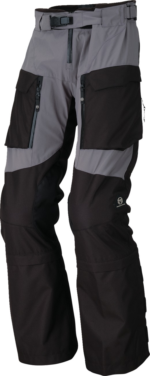 Moose Offroad Expedition Pants Men's 32 Black/Gray - All-weather men's riding pants, size 32, black/gray - Click Image to Close
