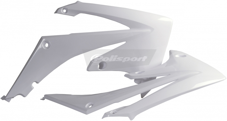 Radiator Shrouds - White - For 09-12 Honda CRF450R & 10-13 CRF250R - Click Image to Close