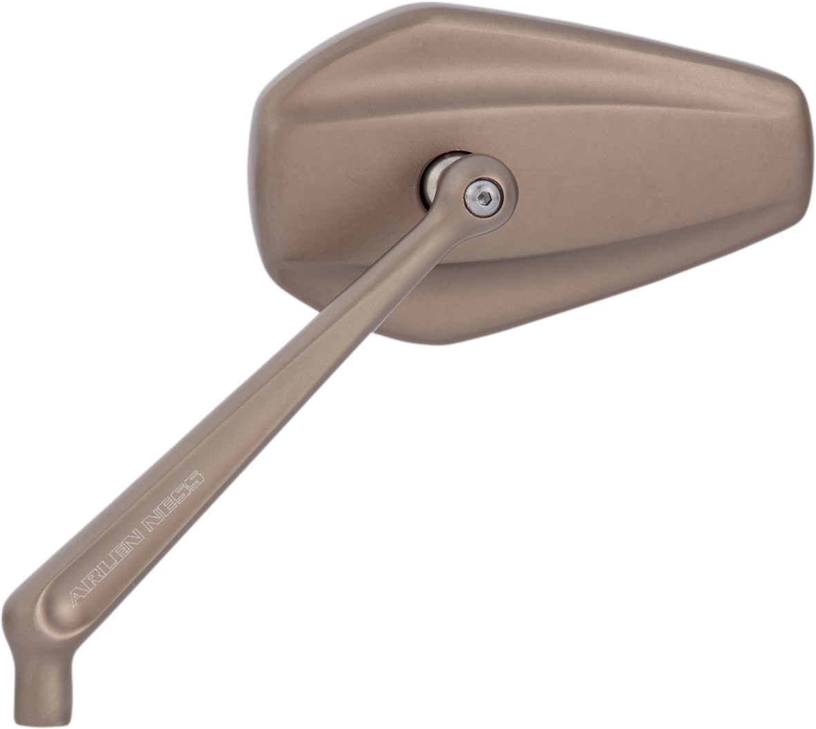 Arlen Ness Mini Stocker Billet Mirror Right Titanium - Click Image to Close