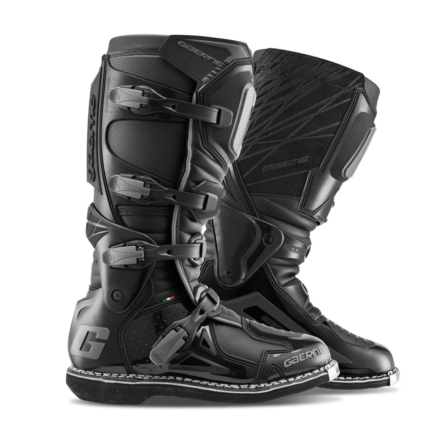 Gaerne Fastback Endurance Boot Midnight Size 9 - Midnight enduro boot by Gaerne, size 9 - Click Image to Close