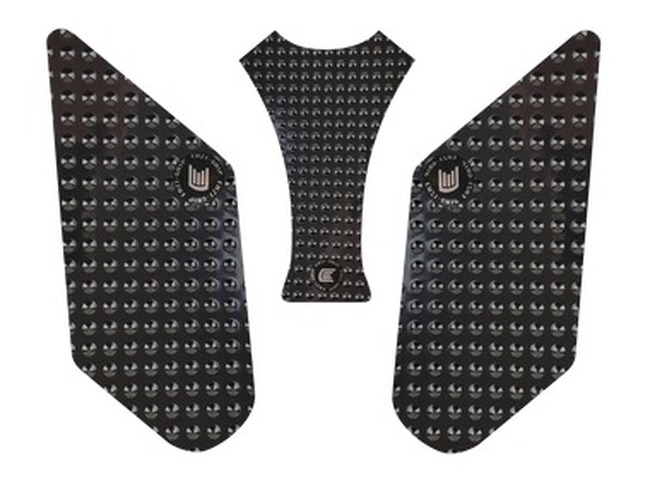 Eazi-Grip Universal Large Oval Tank Grips Black - Large oval black tank grips for all bikes - Click Image to Close