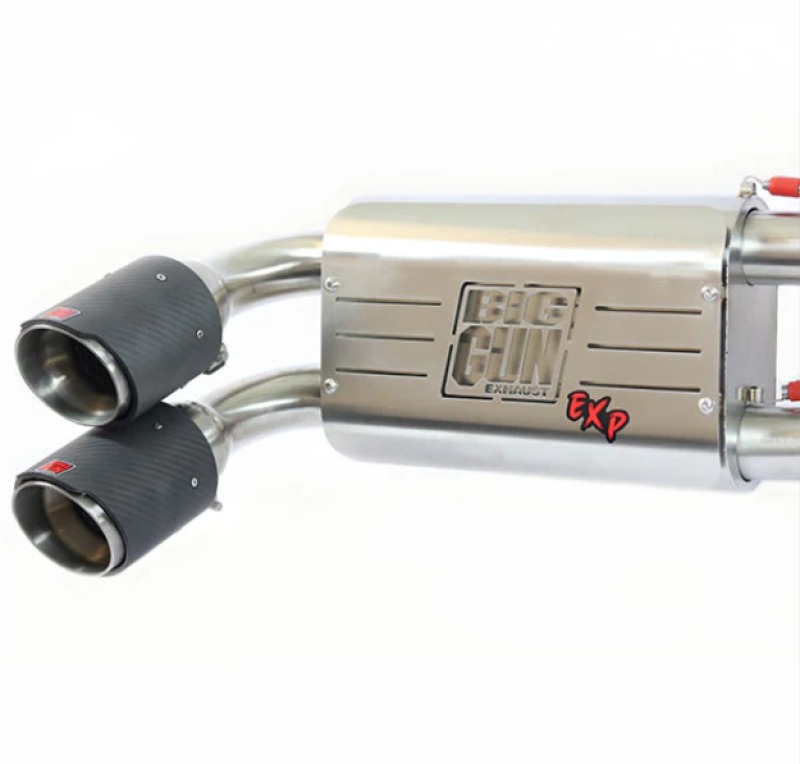 Big Gun Explorer Series Dual Slip-On Exhaust Fits 15-23 Polaris RZR XP 1000 - Click Image to Close
