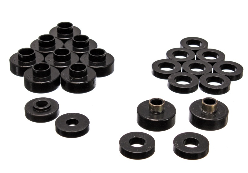 Energy Suspension Body Mounts - Black 2.4103G - Click Image to Close