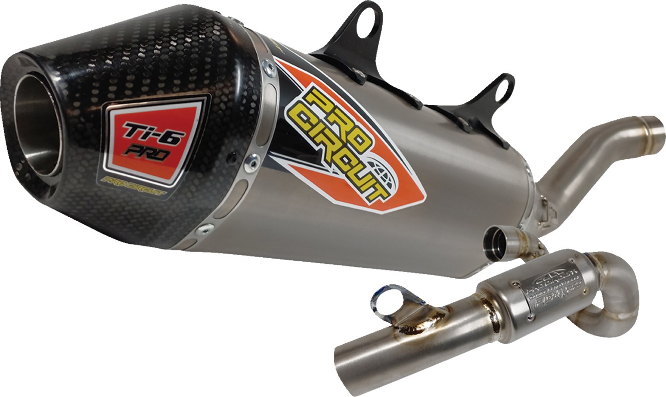 Ti-6 PRO Full Exhaust - For 23-24 KTM, GG, Husq. 250/350 - Click Image to Close