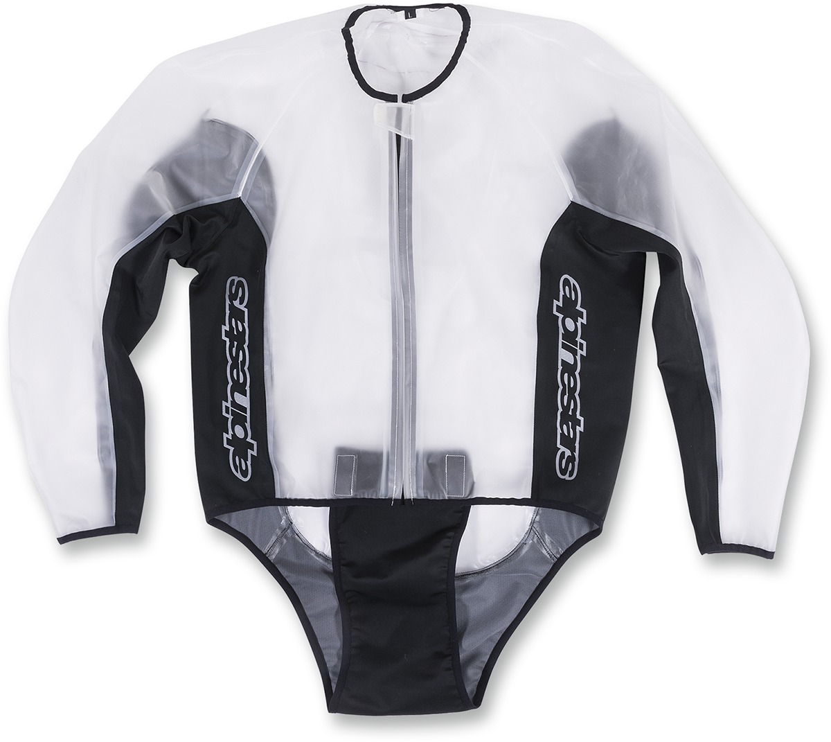 Racing Rain Jacket Black/Clear/White US 2X-Large - Click Image to Close