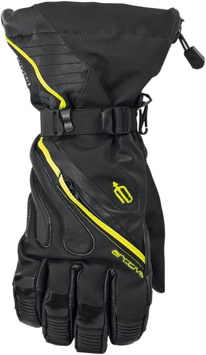 Meridian Snow Gloves Black X-Large - Click Image to Close