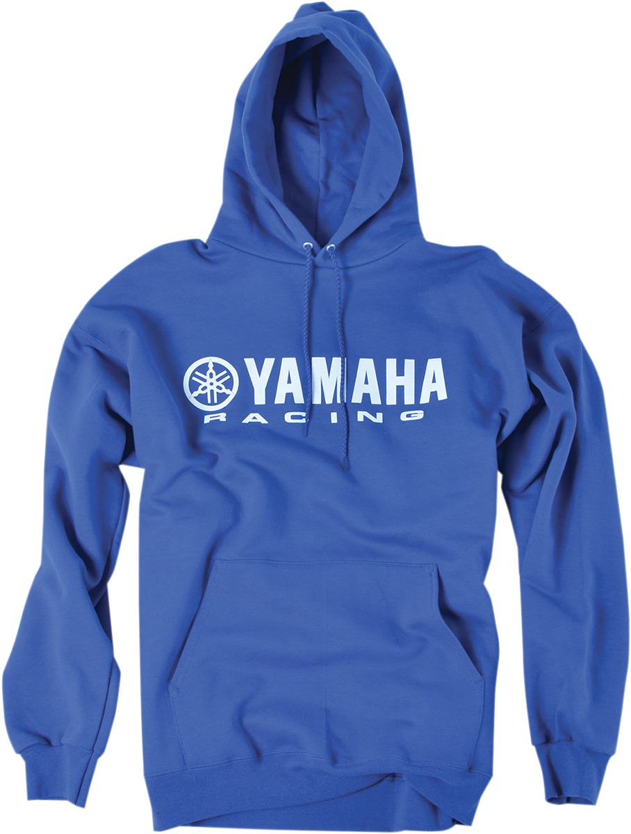 Factory Effex Yamaha Racing Pullover Hoody Blue Men's Medium - Click Image to Close