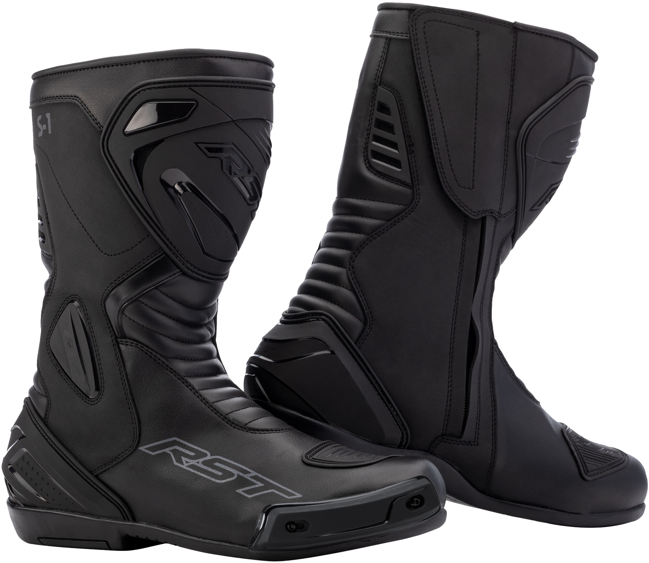 RST S1 CE Waterproof Boots Black Size US 9 - Waterproof CE-rated sport boots in size US 9 - Click Image to Close