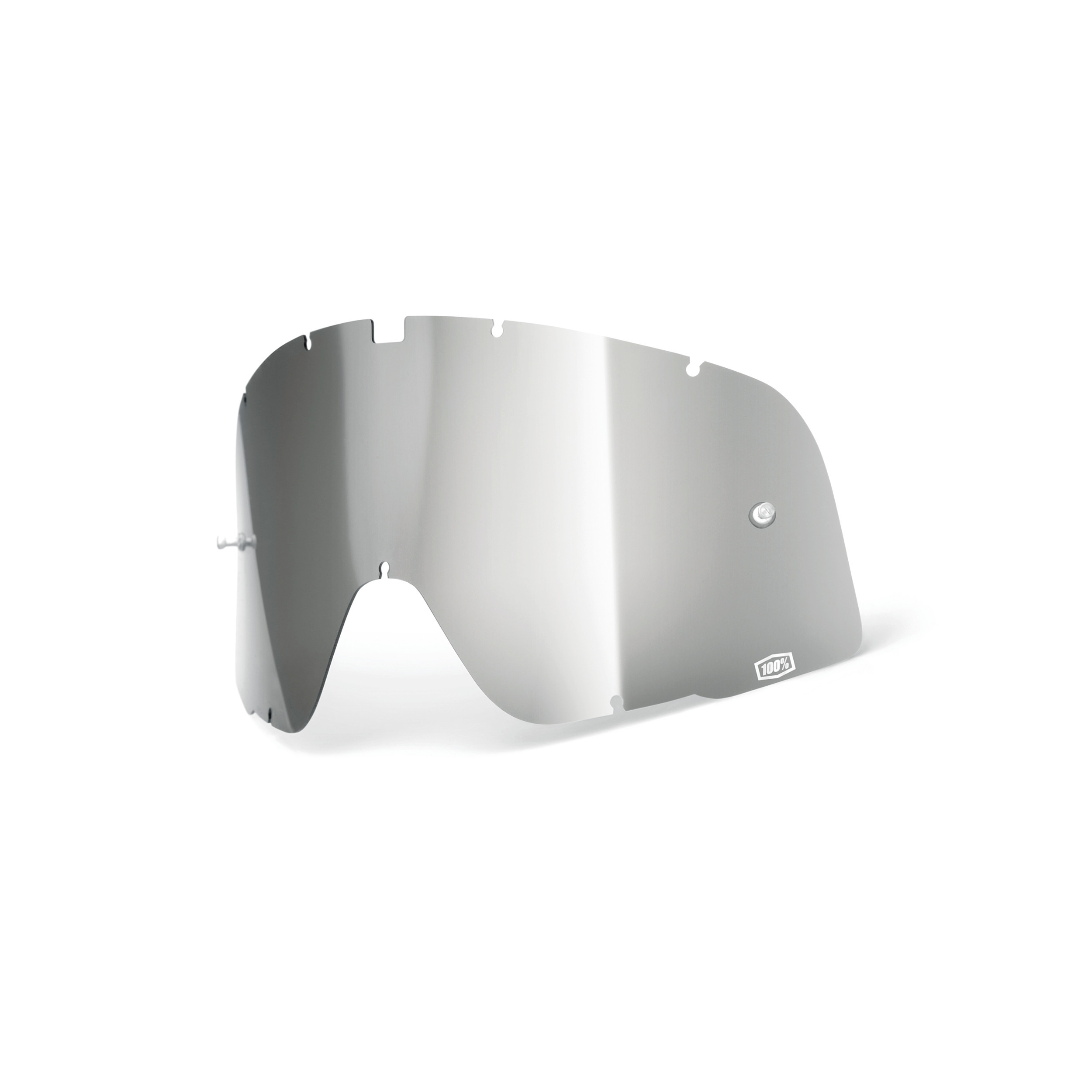 100 Percent Barstow Silver Mirror Replacement Lens - Replacement lens for Barstow goggles - Click Image to Close