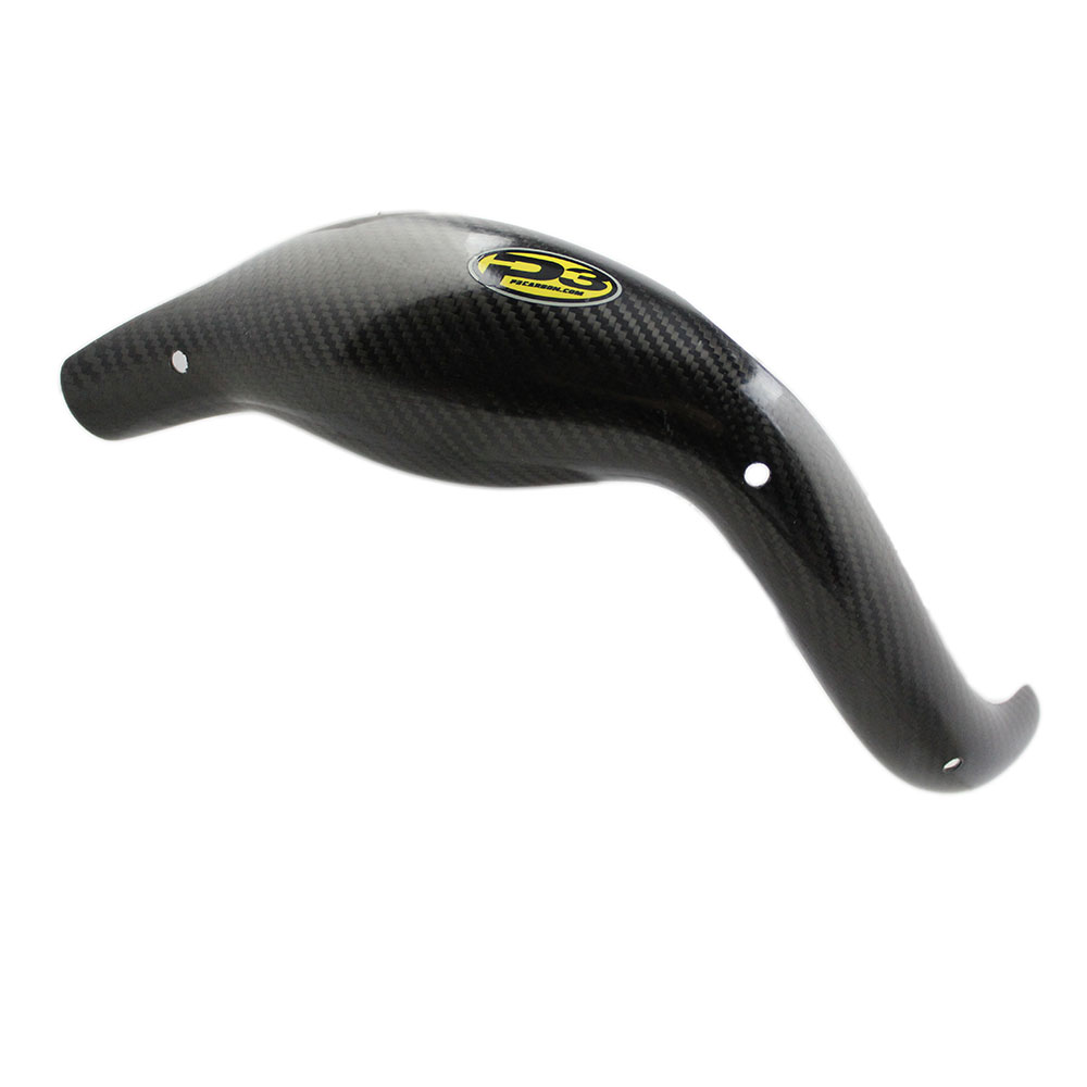 Carbon Fiber Header Heat Shield For FMF MegaBomb 045624 / 045625 - Fits 18-23 Gas Gas, Husqvarna, KTM 450 - Click Image to Close