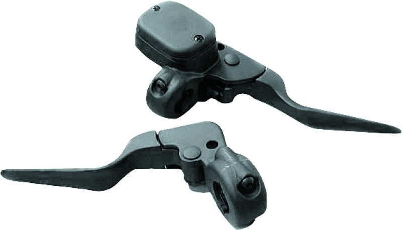 Bikers Choice H/Bar Cntrl Kit-Blk 9/16in Mc - Click Image to Close