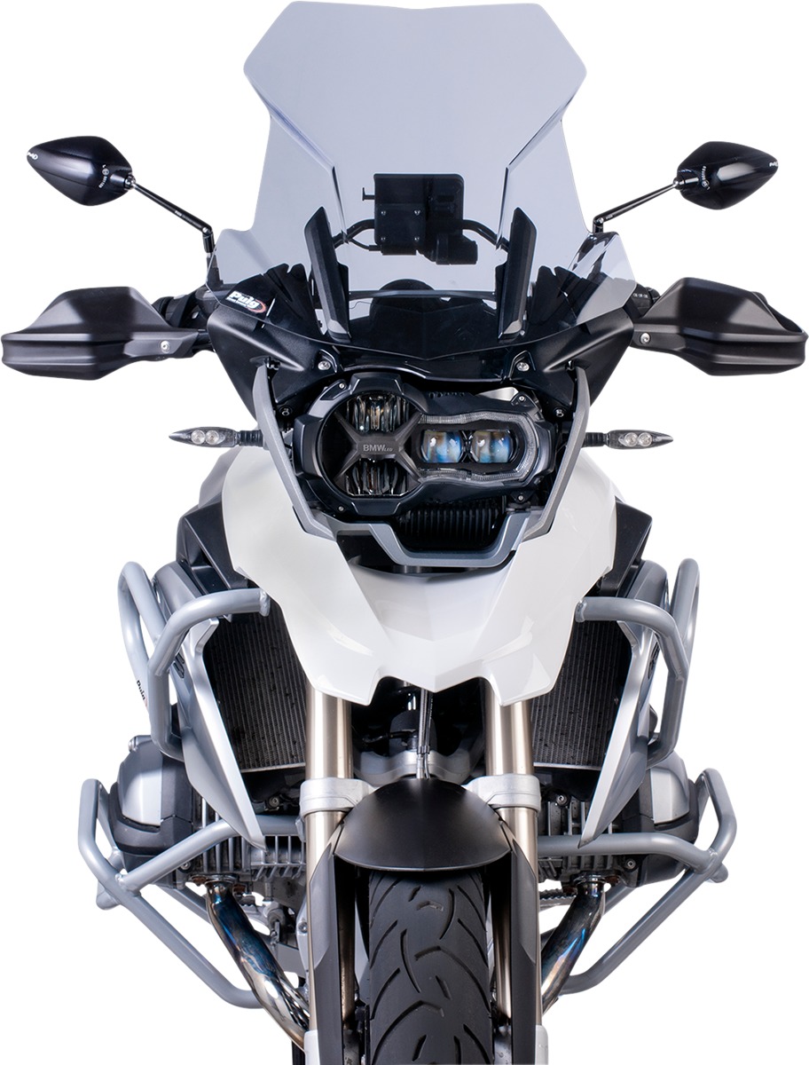 Puig Smoke Touring Windshield 3mm Thick Fits BMW R1200GS/Adv 2013-2014 - Click Image to Close