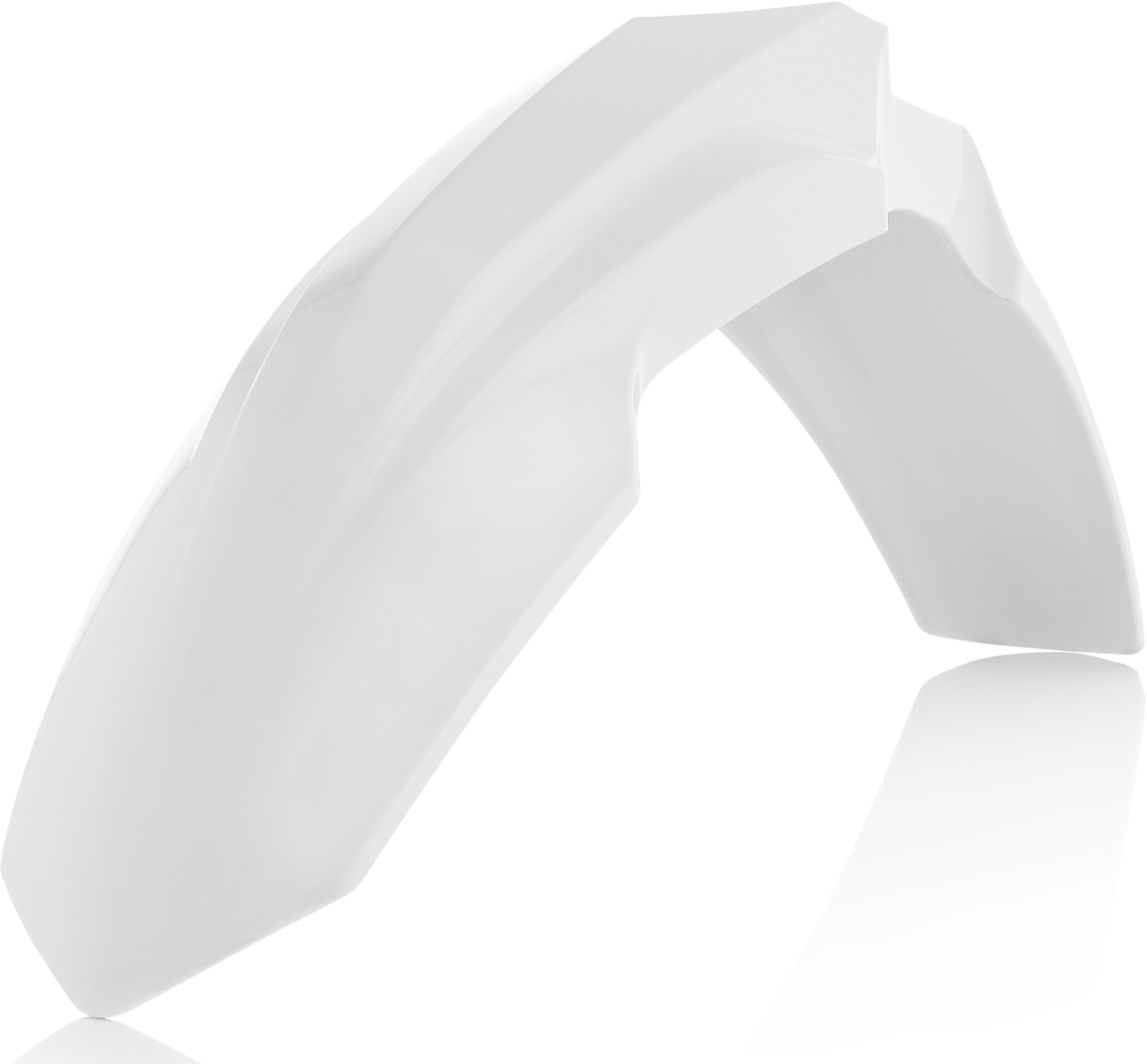 Front Fender - White - For Most 17+ Honda CRF - Click Image to Close