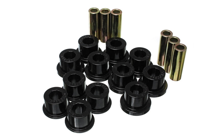 Rear Leaf Spring Bushings - Black by Energy Suspension - Click Image to Close