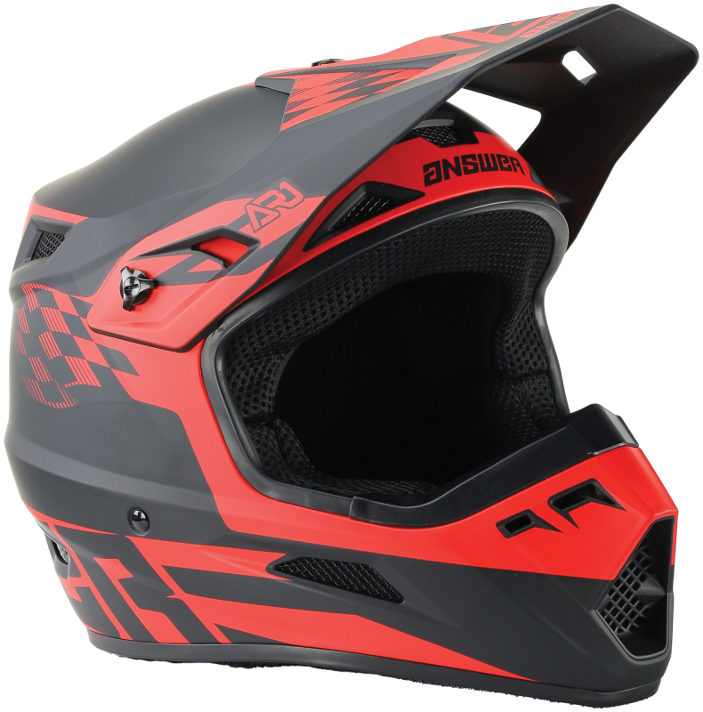 Answer AR1 Sweep Helmet Black/Red - Medium - DOT & ECE certified helmet - Click Image to Close