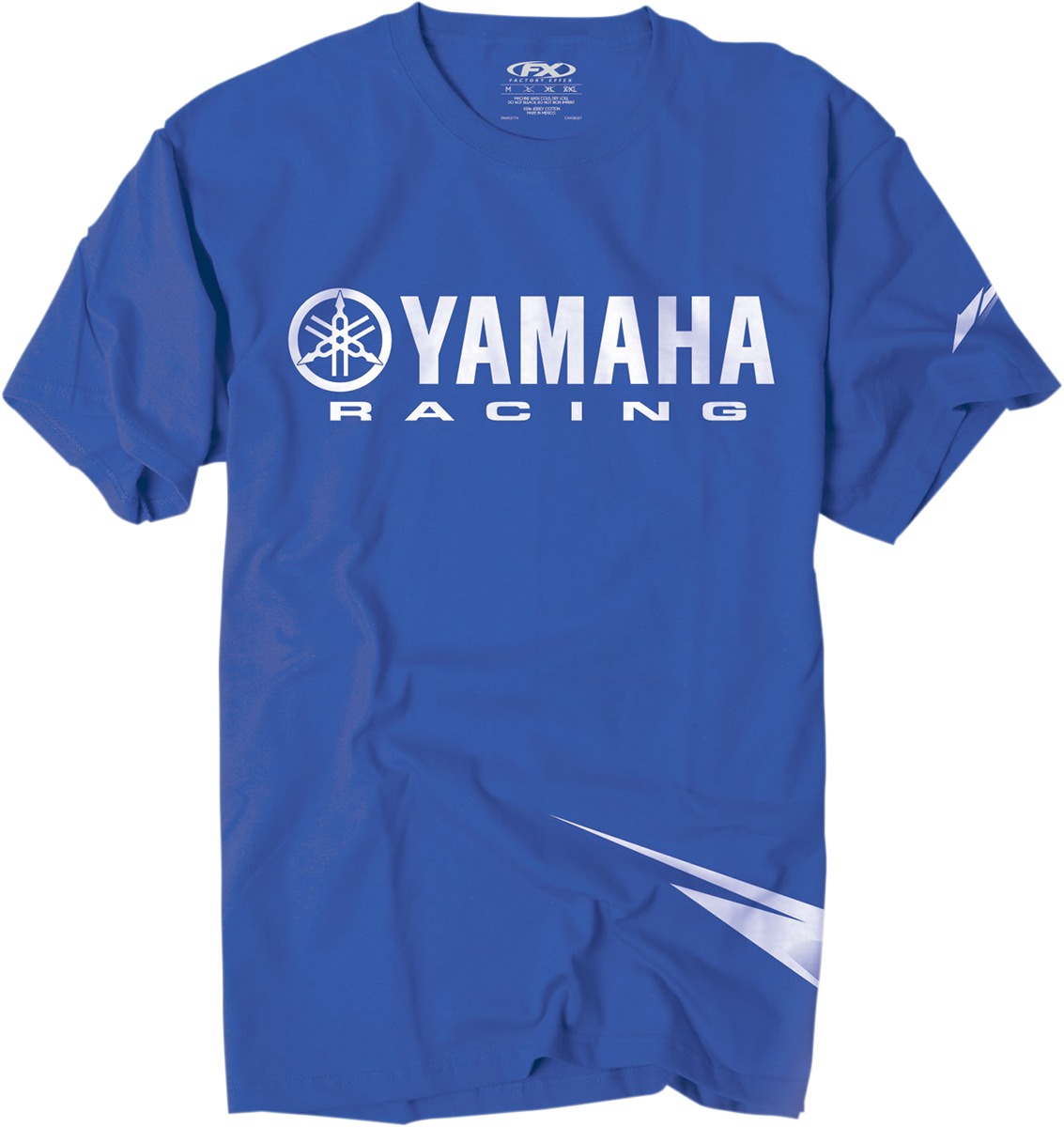 Men's Yamaha Racing Strobe Tee - Yamaha Racing Strb Tee Blu Xl - Click Image to Close