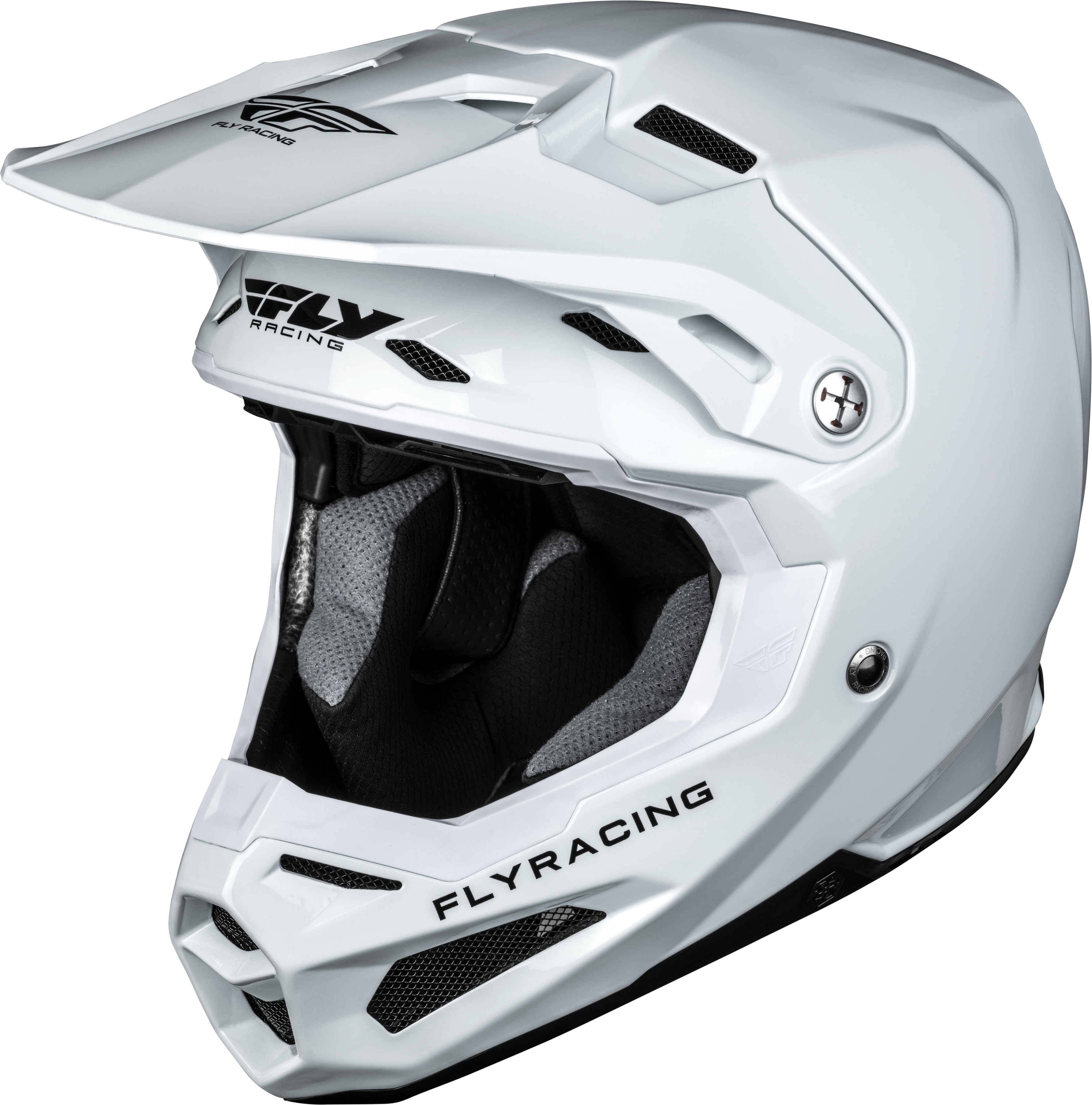 Formula Solid Helmet White Small - Click Image to Close