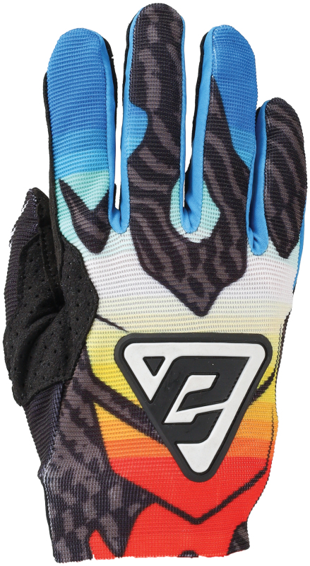 Answer 25 Aerlite Drip Gloves Black/White/Rainbow - 2XL - Men's lightweight premium gloves - Click Image to Close