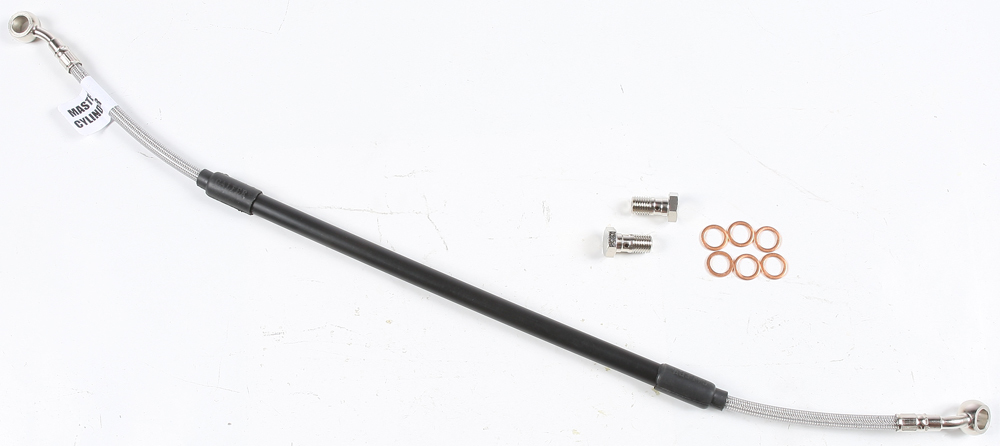 Stainless Steel Rear Brake Line Kit - For 2006+ Suzuki RM85 - Click Image to Close