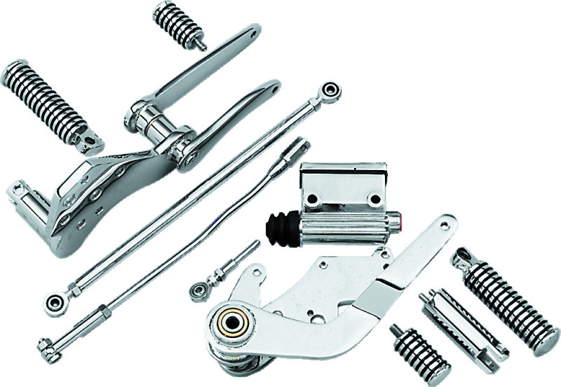 Bikers Choice Forward Controls Chrome For 58-86 FL FX 86-99 Softail - Original forward controls For 58-86 FL FX 86-99 Softail - Click Image to Close
