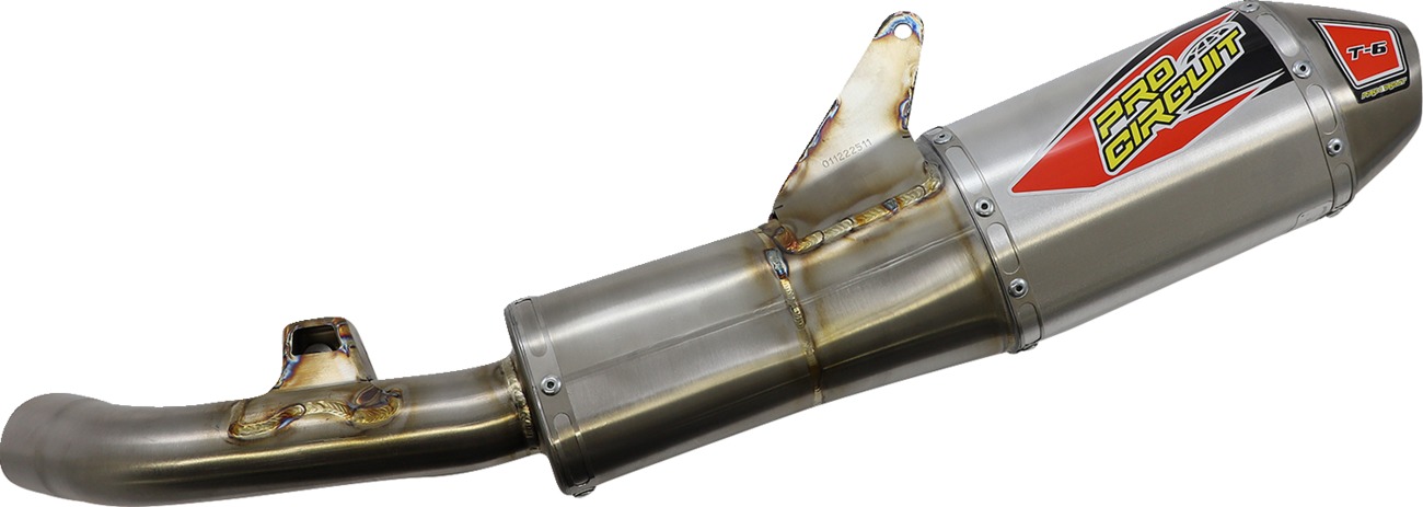 T-6 Slip On Exhaust - For 22-24 Honda CRF250R & CRF250RX - Click Image to Close