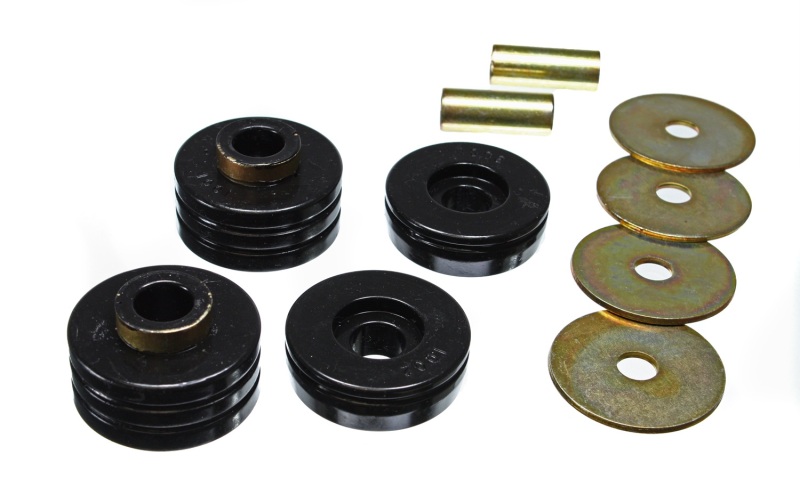 Energy Suspension Black Transmission Mount Set Fits 66-77 Ford Bronco 4WD - Click Image to Close