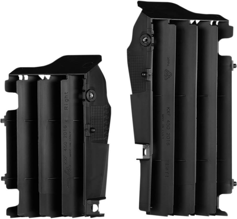 Acerbis Black Radiator Louvers Fits Kawasaki - Click Image to Close