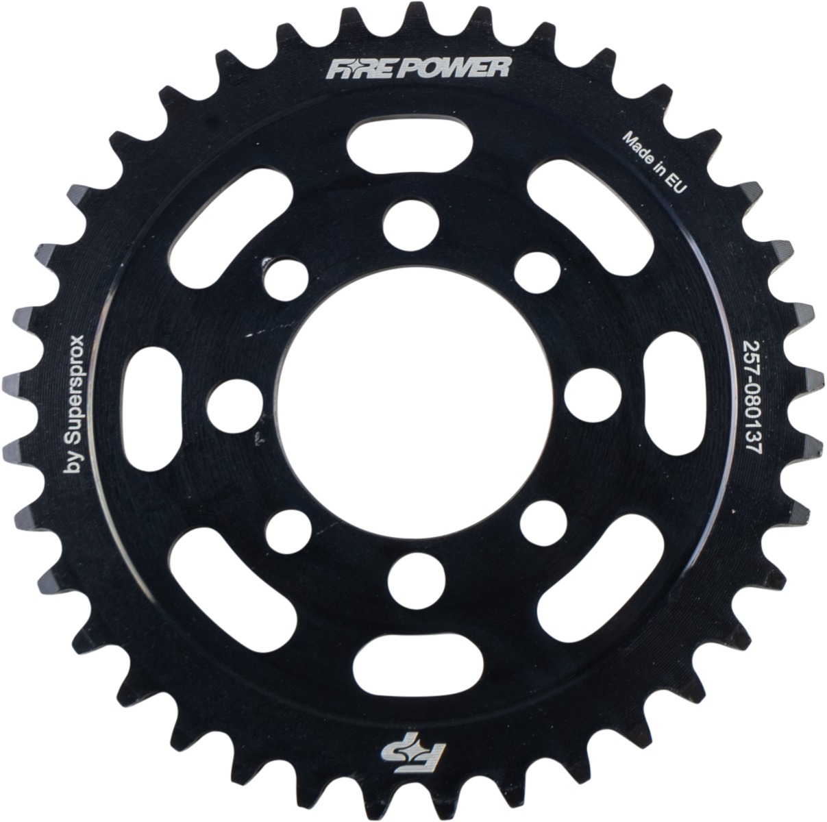 Fire Power Rear Steel Sprocket 37T Black For Kawasaki KLX110 2002-2020 - 37T steel rear sprocket For Kawasaki KLX110 2002-2020 - Click Image to Close