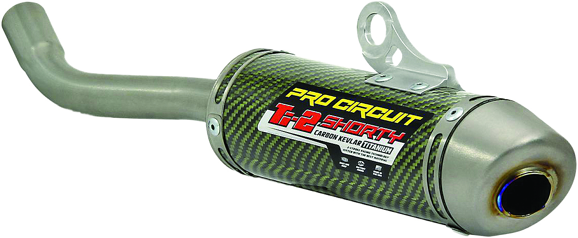 Ti-2 Shorty Slip On Exhaust - For 19-20 250SX, 250/300XC & TC250 & TX300 - Click Image to Close