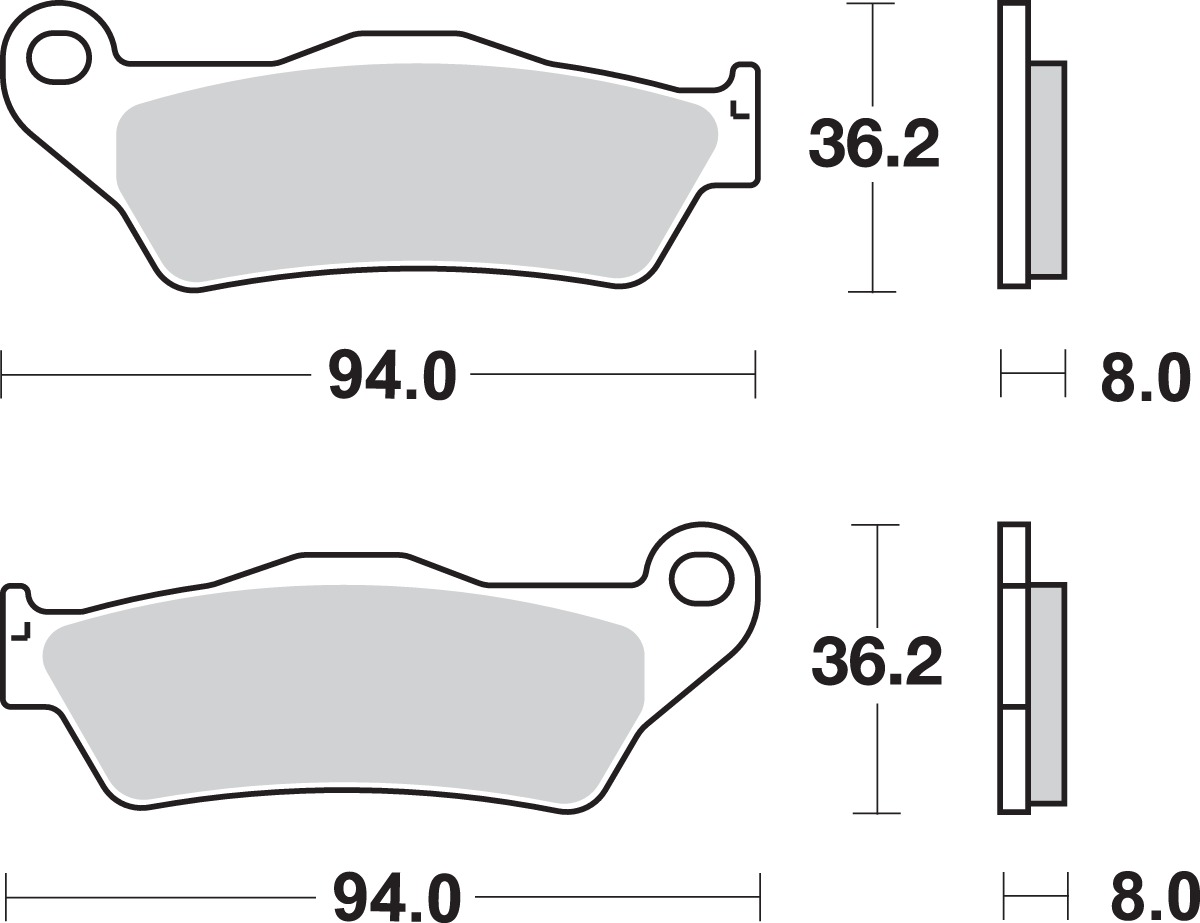 SBS 671LS Sintered Brake Pads - Click Image to Close