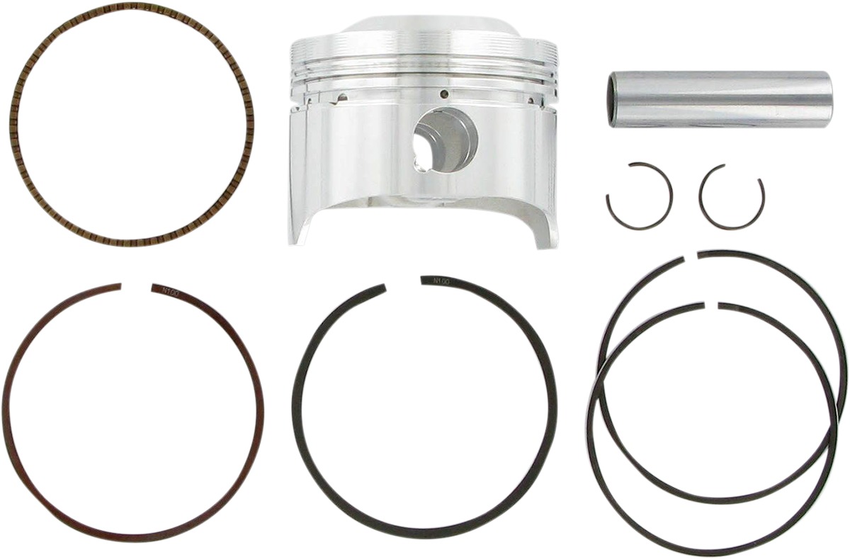Wiseco 65.50mm Piston Kit 12:1 Compression Fits Honda 4289M06550 - Click Image to Close