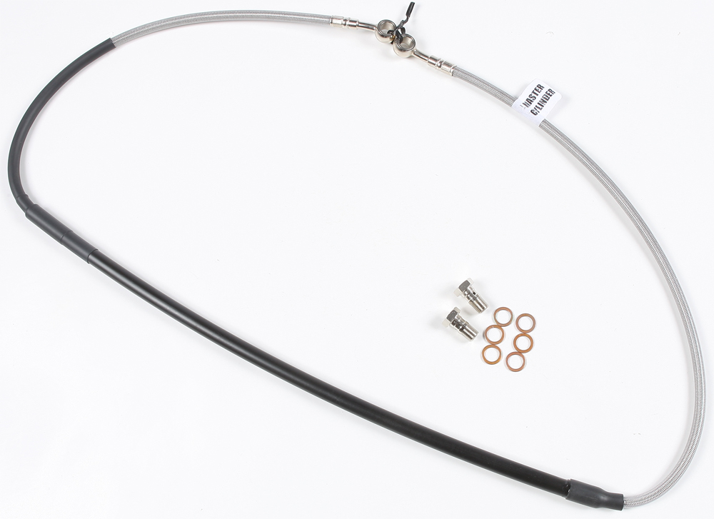 Stainless Steel Front Brake Line Kit - For 04-18 Kawasaki KX125 KX250 KX250F KX450F - Click Image to Close