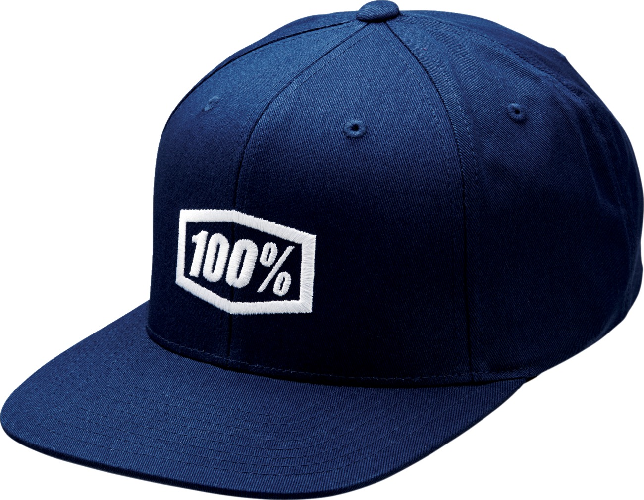 100% Men's Icon Hat Navy One Size - Click Image to Close